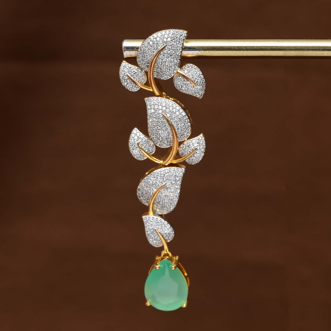 CZ Diamond Finish Earrings