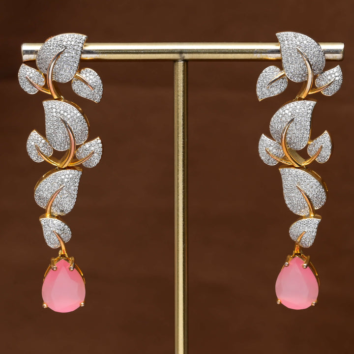 CZ Diamond Finish Earrings