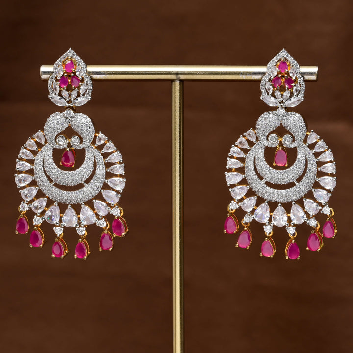 CZ Diamond Finish Earrings