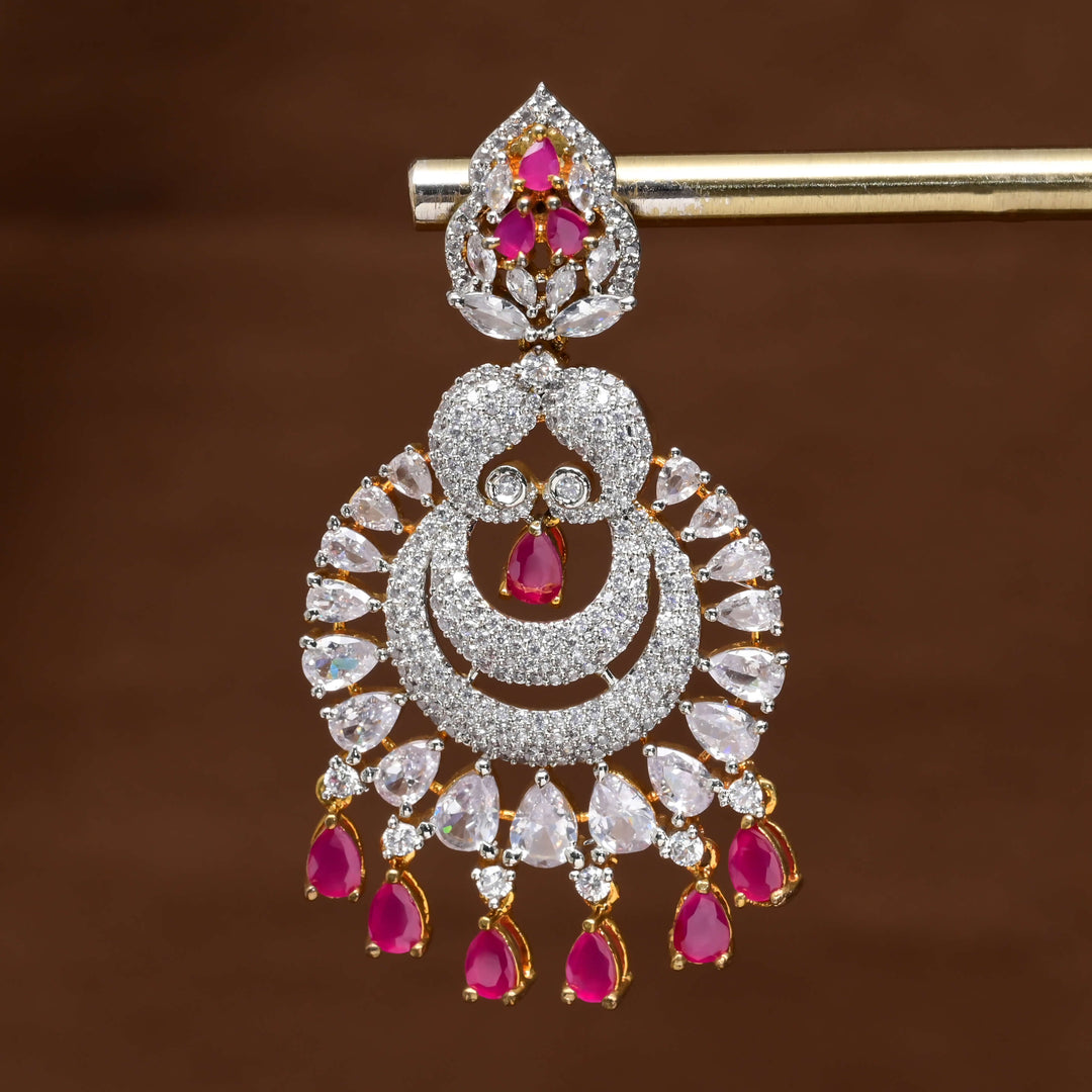 CZ Diamond Finish Earrings