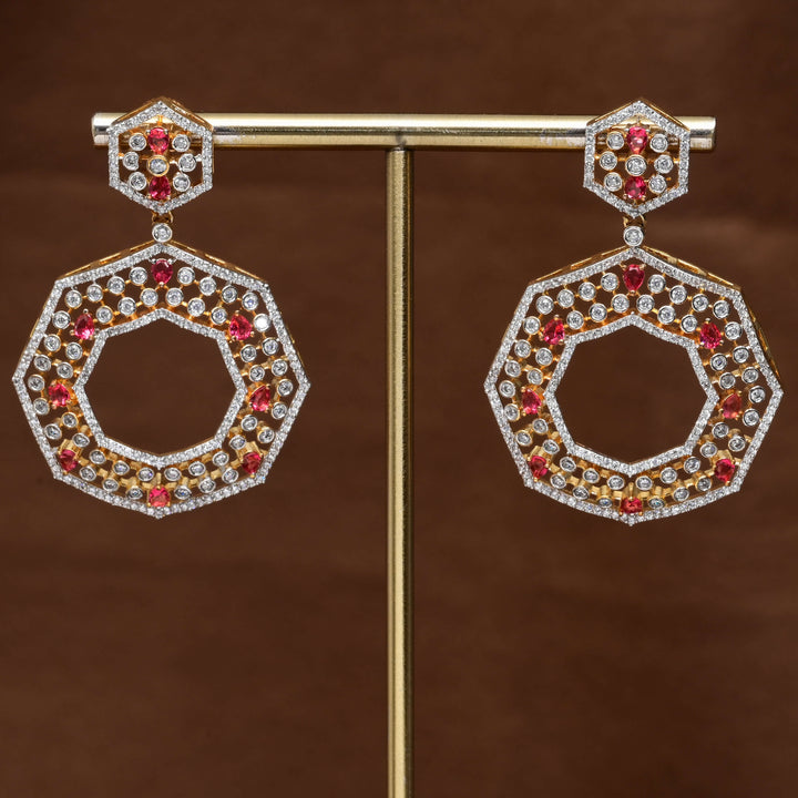 CZ Diamond Finish Earrings