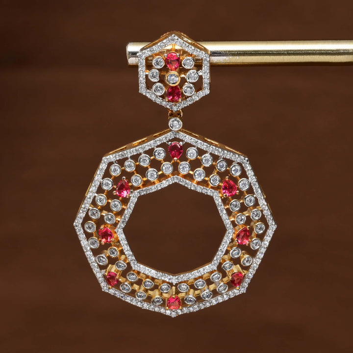 CZ Diamond Finish Earrings