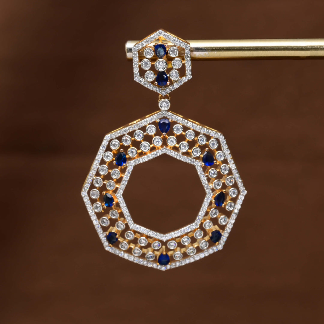 CZ Diamond Finish Earrings