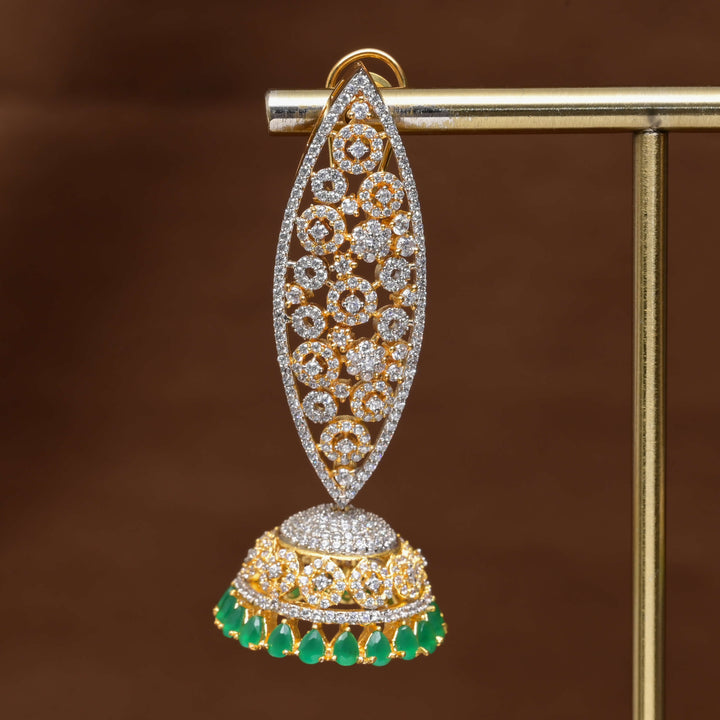 CZ Diamond Finish Earrings