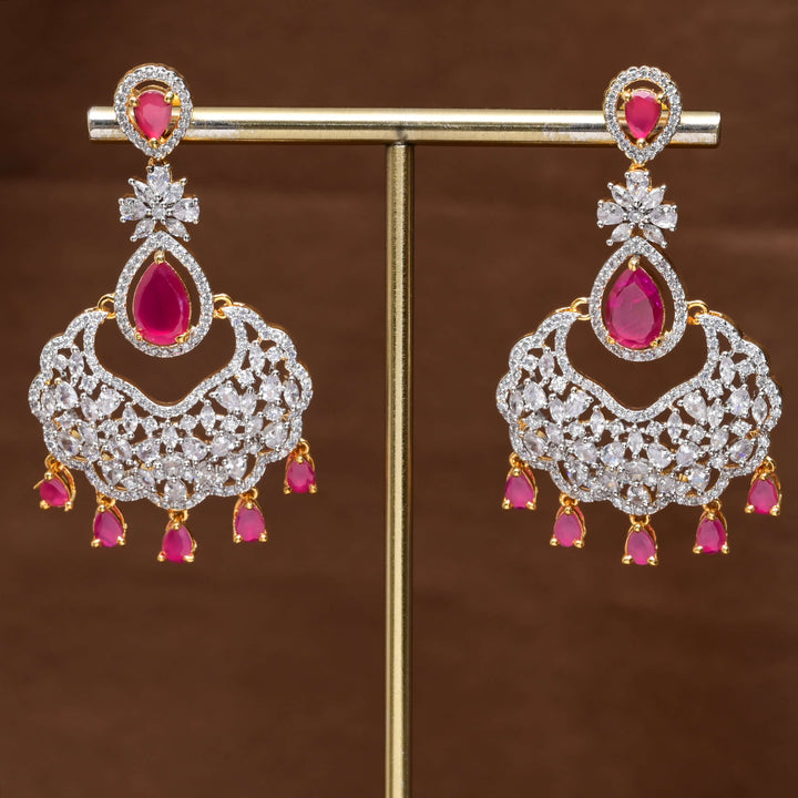 CZ Diamond Finish Earrings
