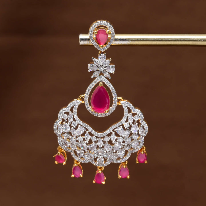 CZ Diamond Finish Earrings