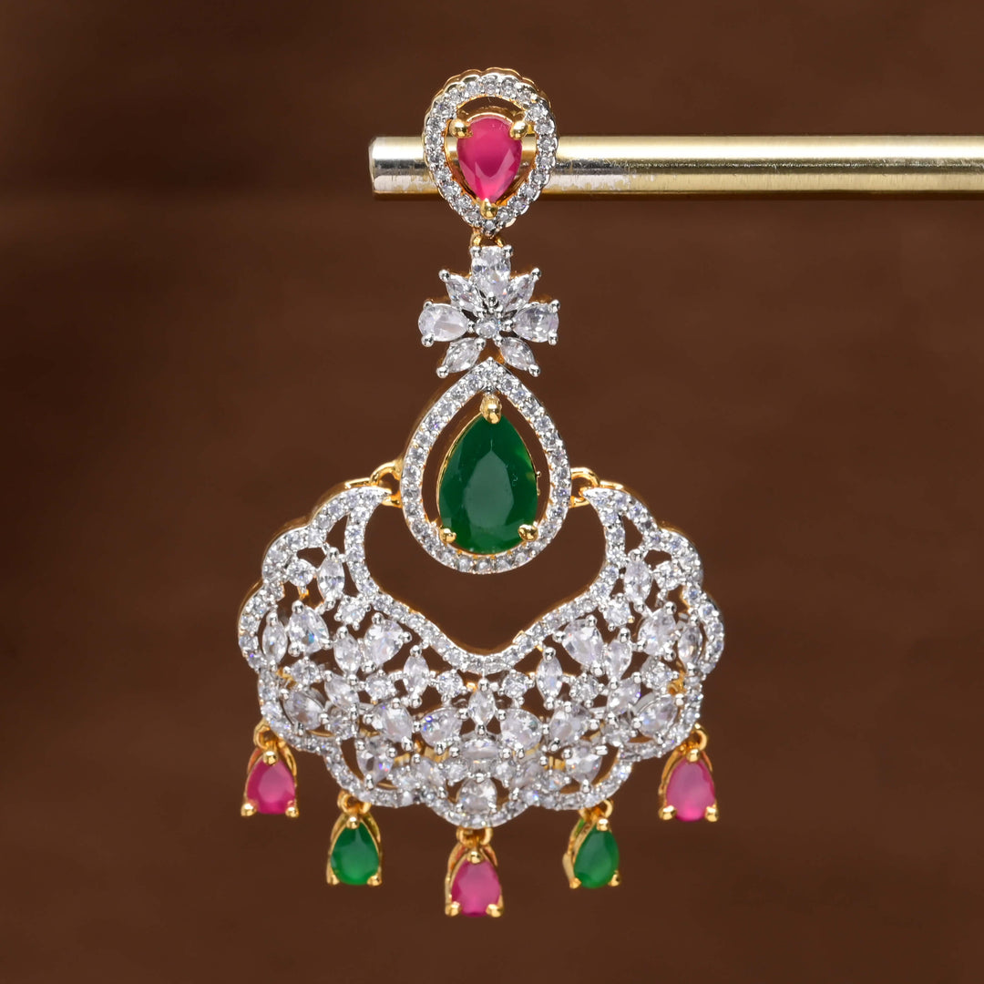 CZ Diamond Finish Earrings