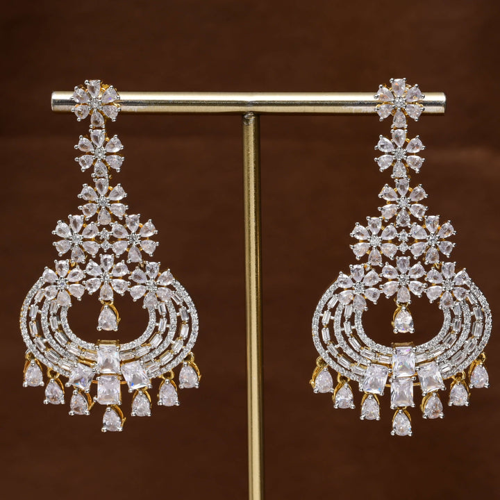 CZ Diamond Finish Earrings