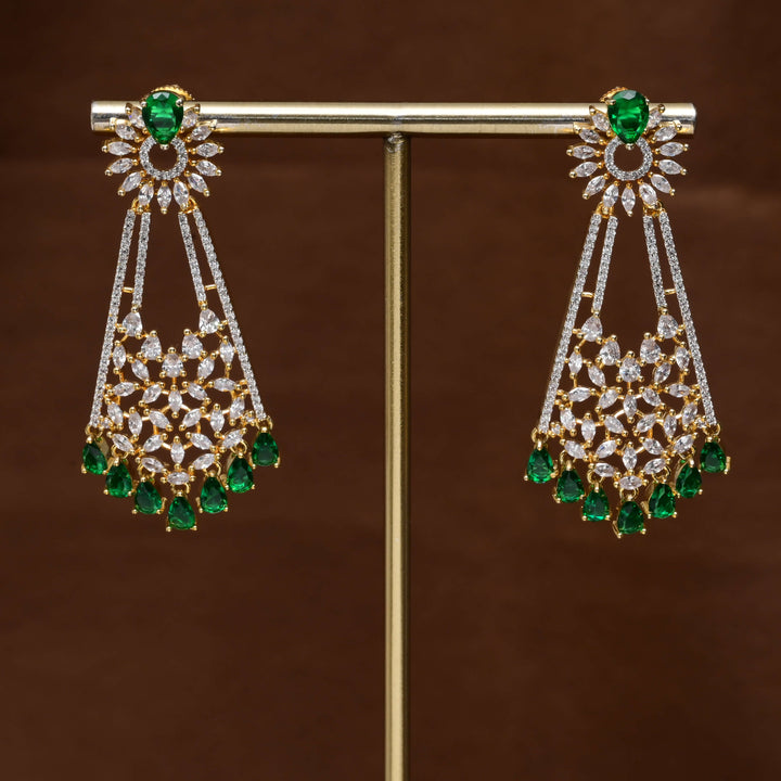 CZ Diamond Finish Earrings