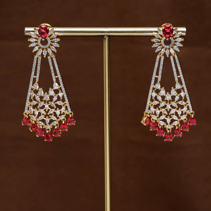 CZ Diamond Finish Earrings