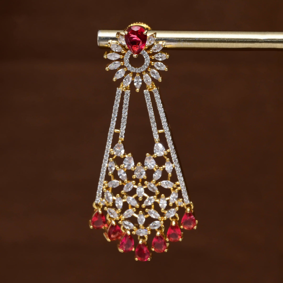 CZ Diamond Finish Earrings