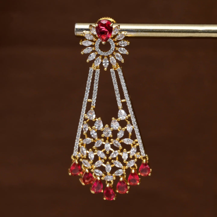 CZ Diamond Finish Earrings