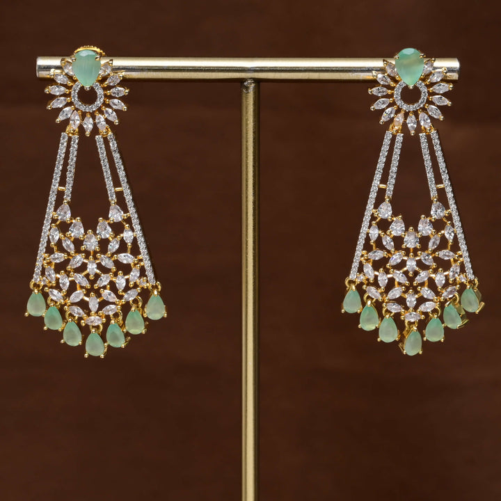 CZ Diamond Finish Earrings