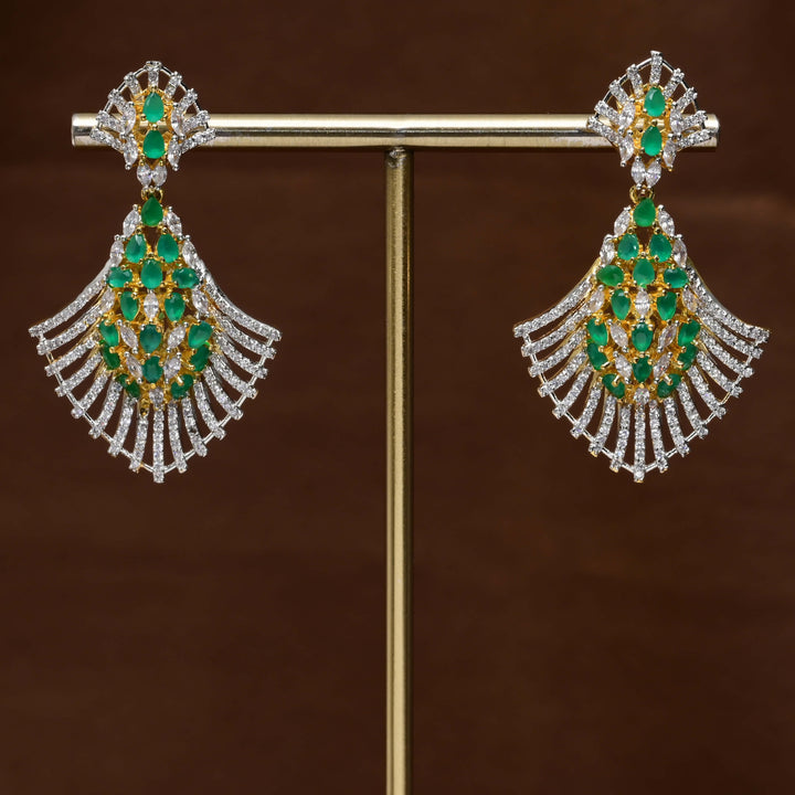 CZ Diamond Finish Earrings