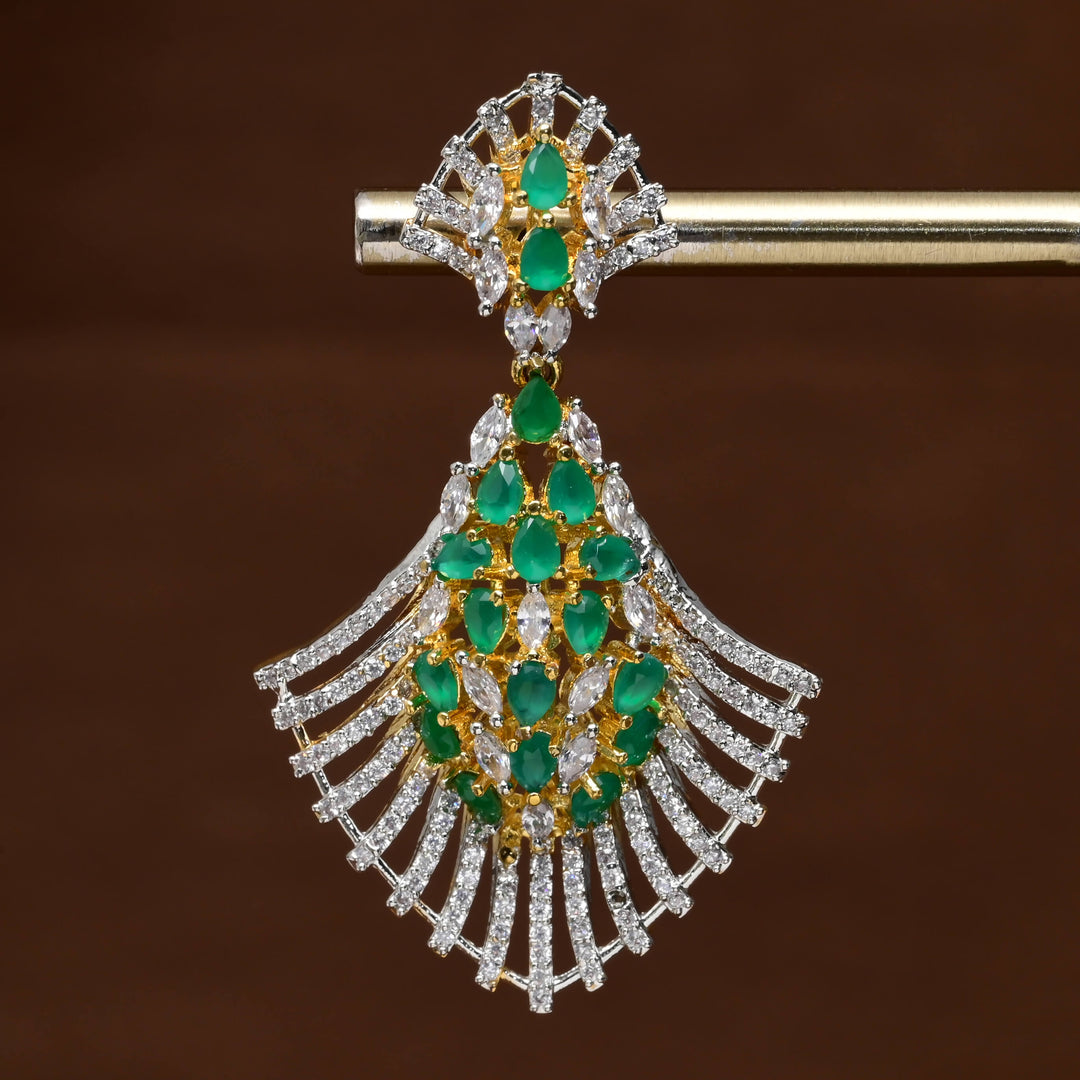 CZ Diamond Finish Earrings