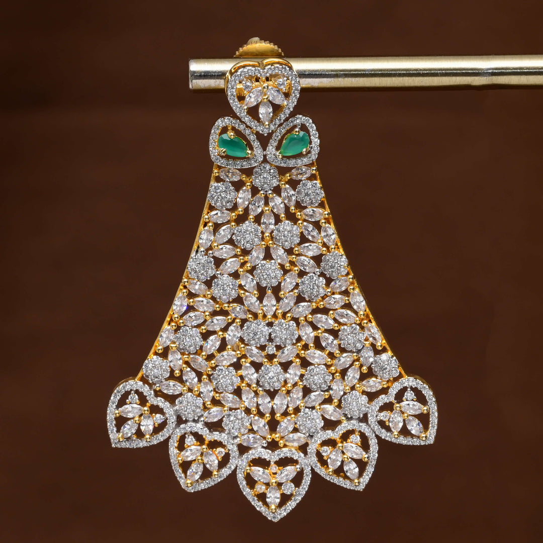 CZ Diamond Finish Earrings