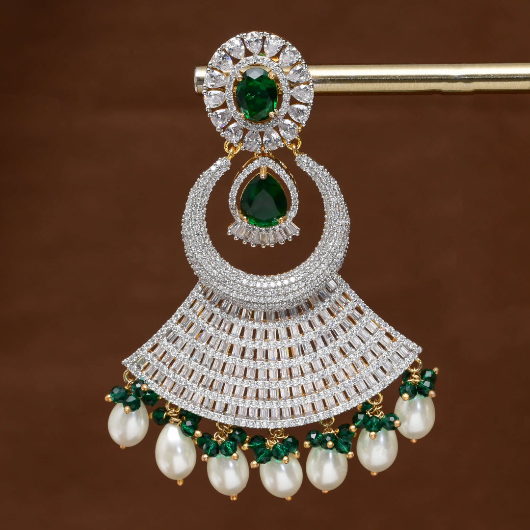 CZ Diamond Finish Earrings
