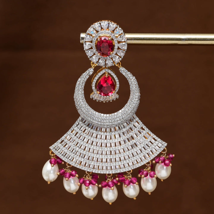 CZ Diamond Finish Earrings