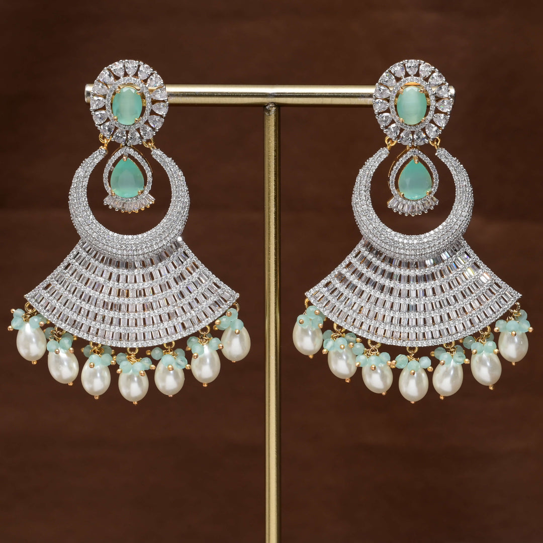 CZ Diamond Finish Earrings