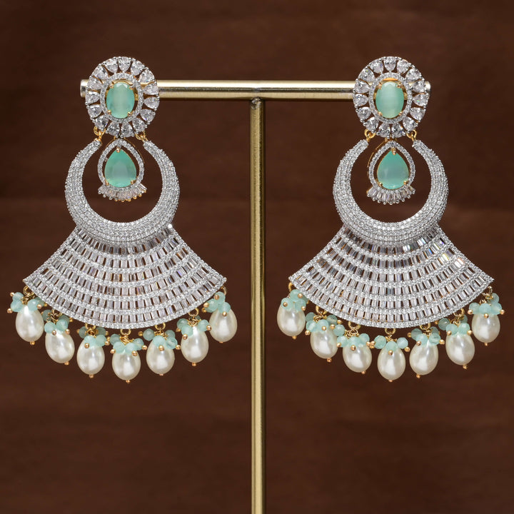 CZ Diamond Finish Earrings