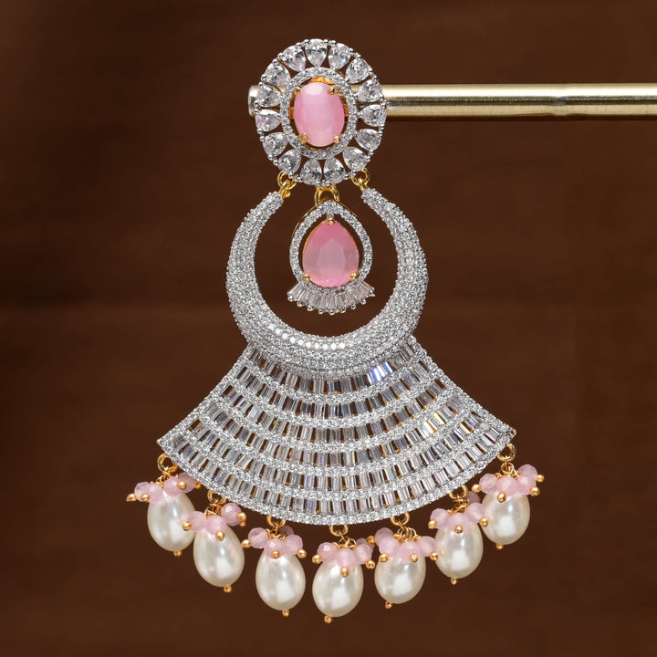 CZ Diamond Finish Earrings