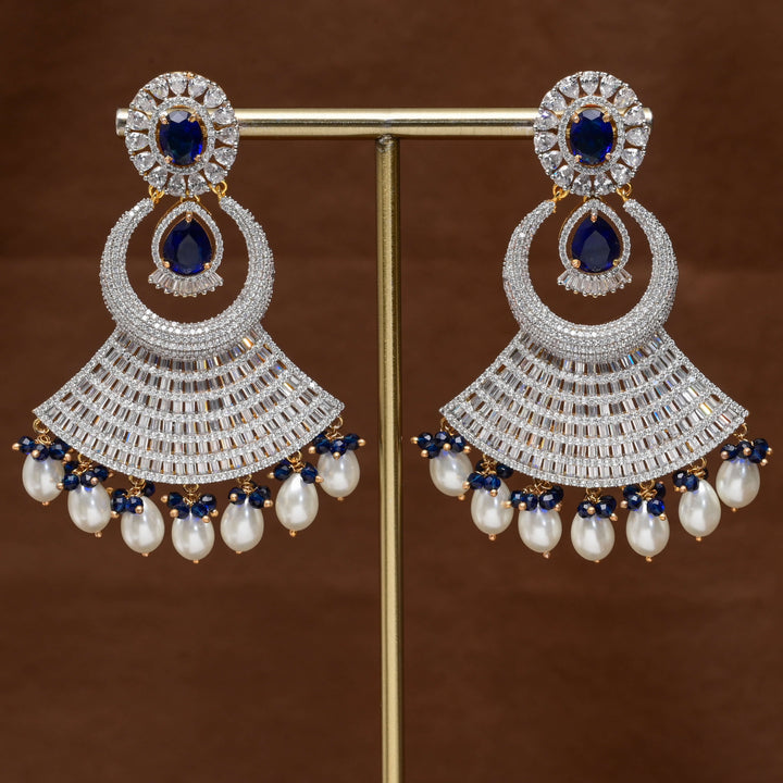 CZ Diamond Finish Earrings