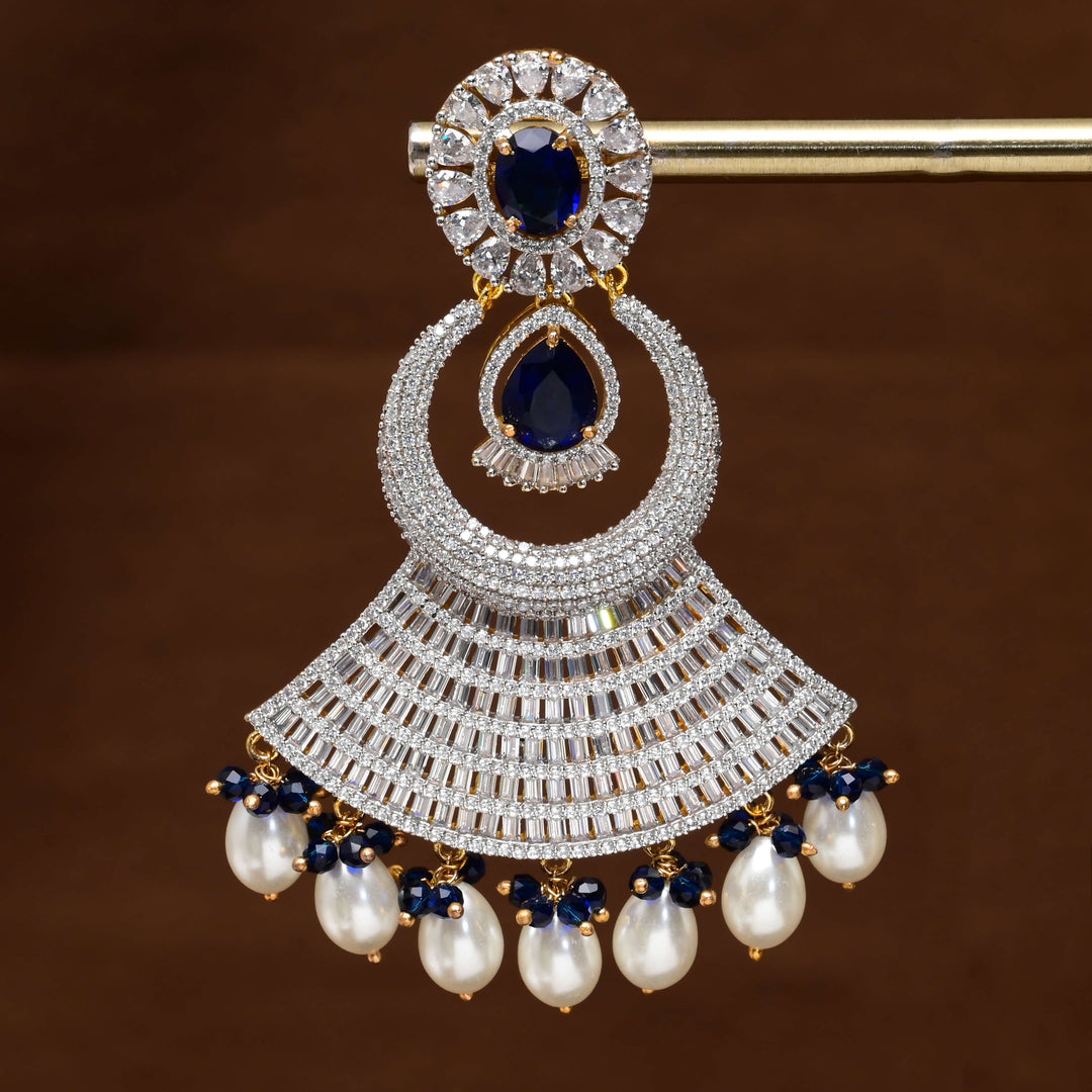 CZ Diamond Finish Earrings
