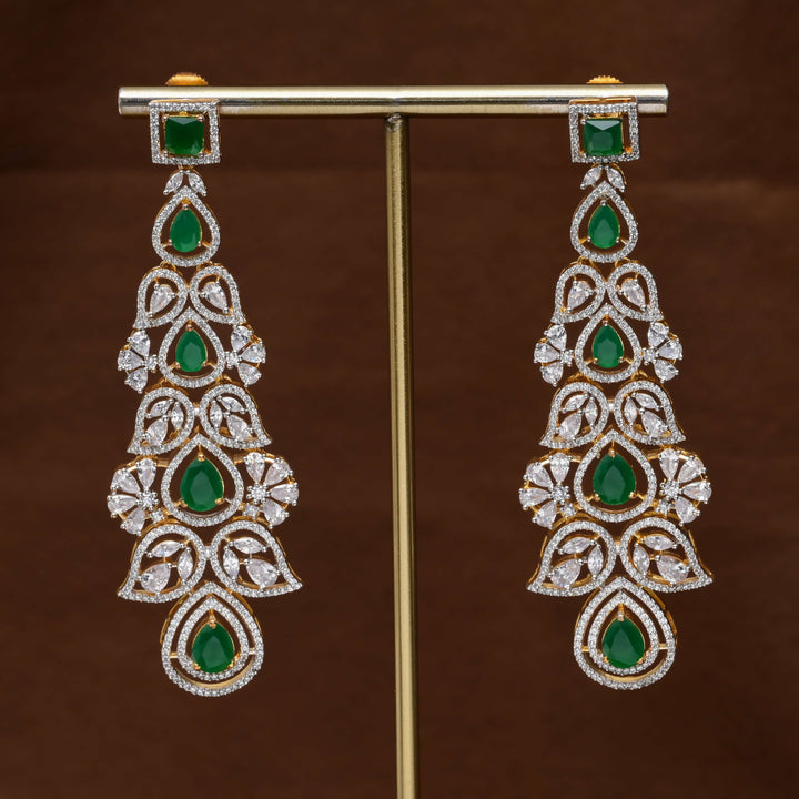 CZ Diamond Finish Earrings