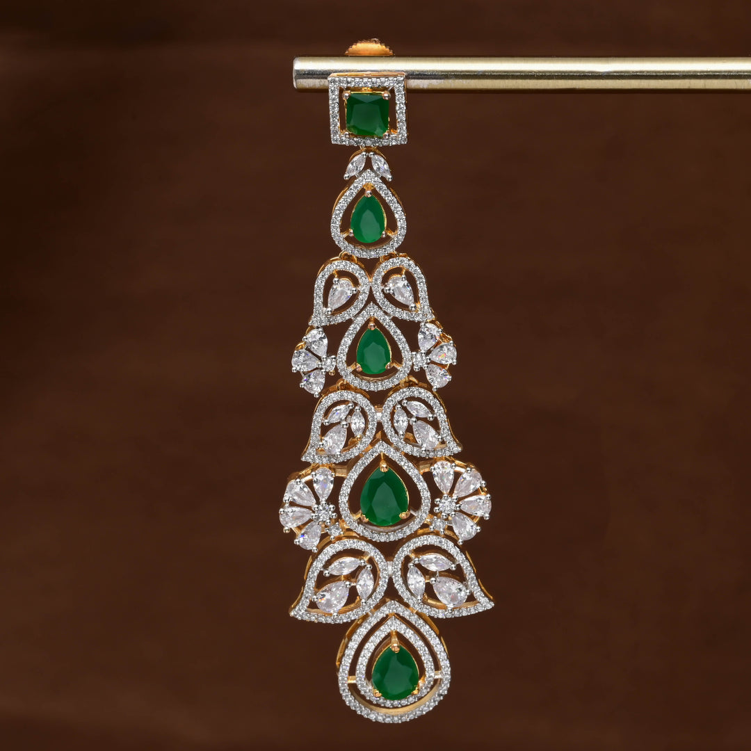 CZ Diamond Finish Earrings