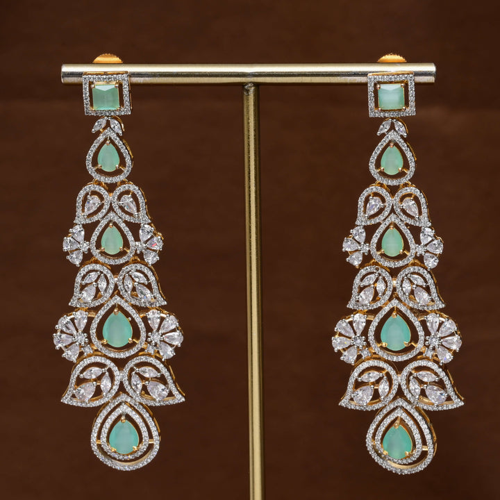 CZ Diamond Finish Earrings