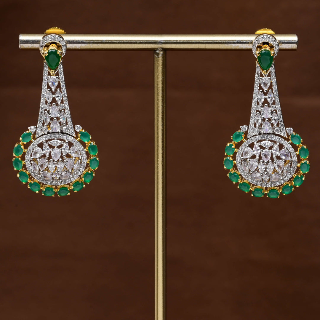 CZ Diamond Finish Earrings