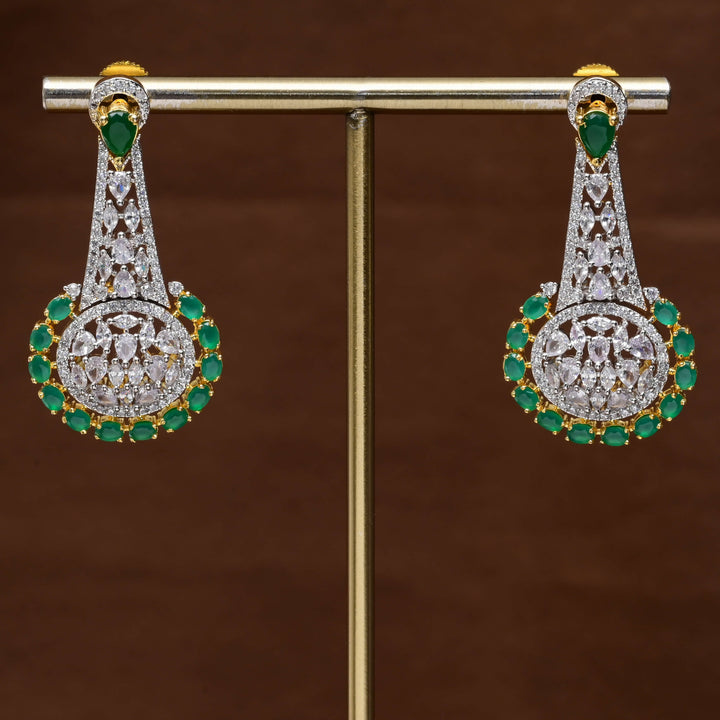 CZ Diamond Finish Earrings