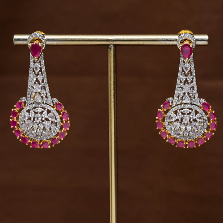 CZ Diamond Finish Earrings