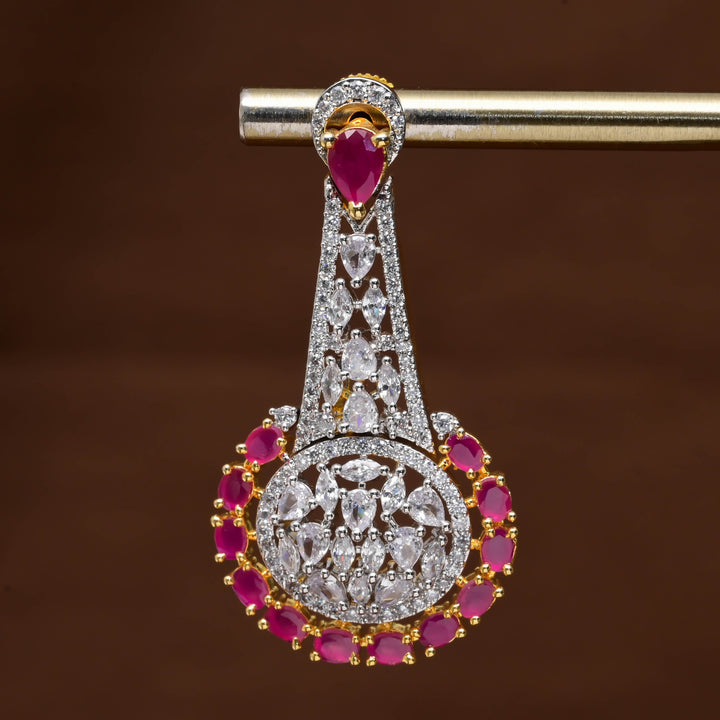 CZ Diamond Finish Earrings