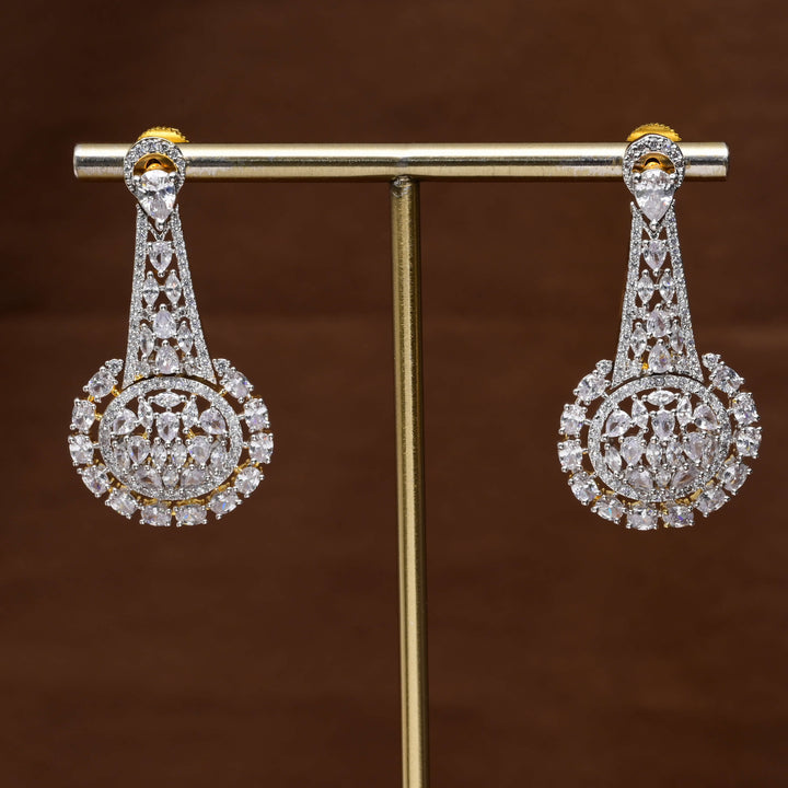 CZ Diamond Finish Earrings