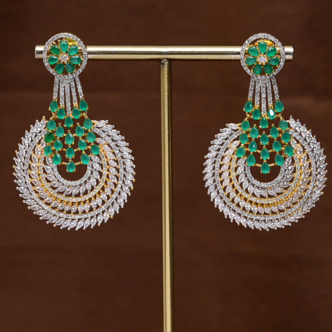 CZ Diamond Finish Earrings