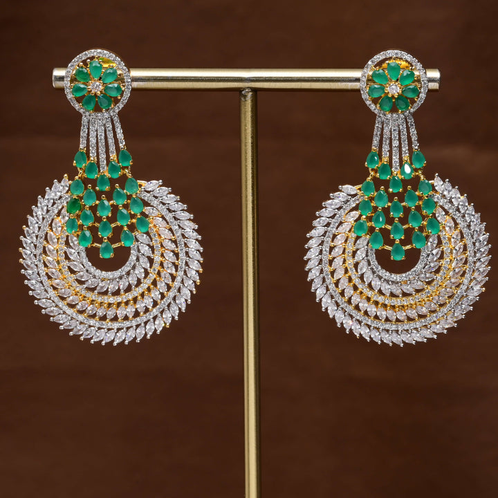 CZ Diamond Finish Earrings