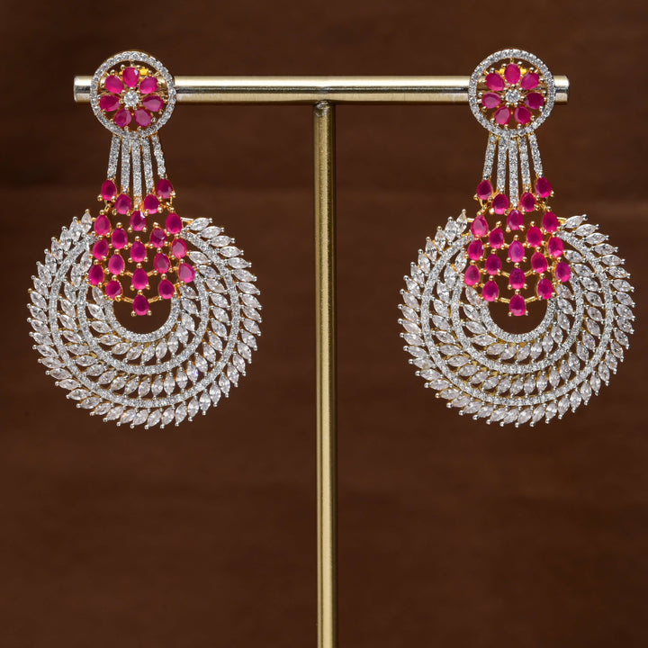 CZ Diamond Finish Earrings