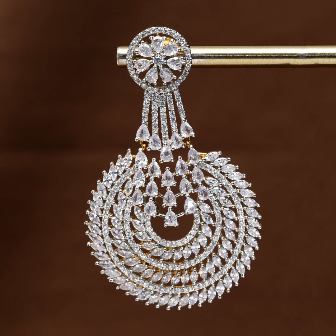 CZ Diamond Finish Earrings
