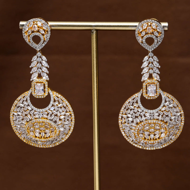 CZ Diamond Finish Earrings