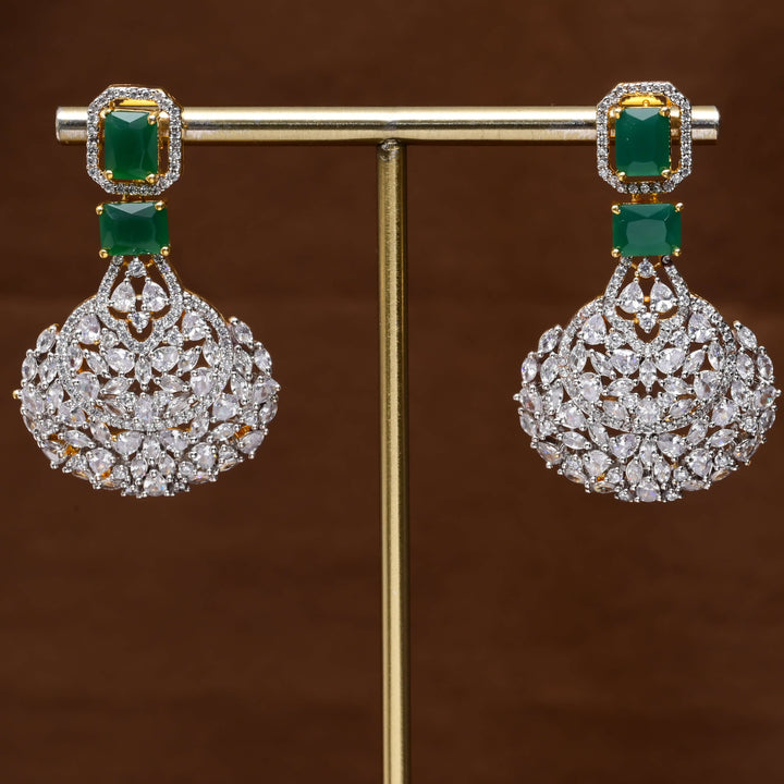 CZ Diamond Finish Earrings