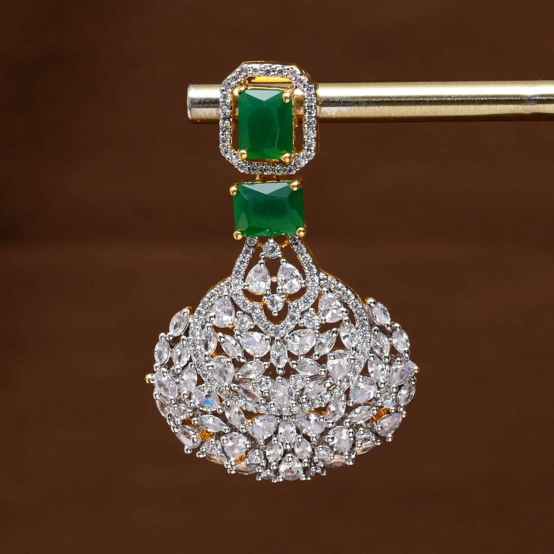 CZ Diamond Finish Earrings