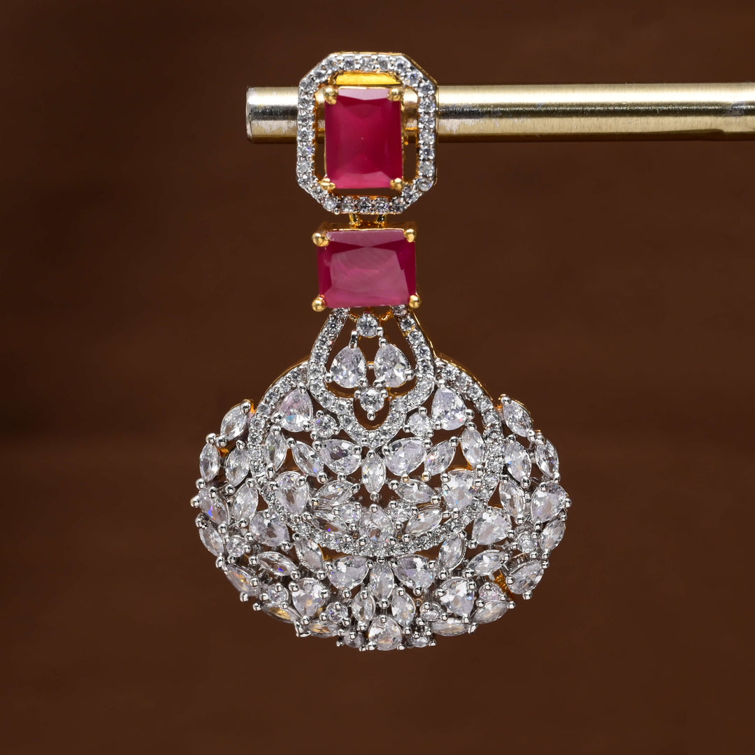 CZ Diamond Finish Earrings