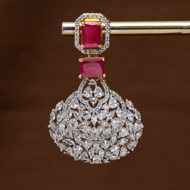 CZ Diamond Finish Earrings