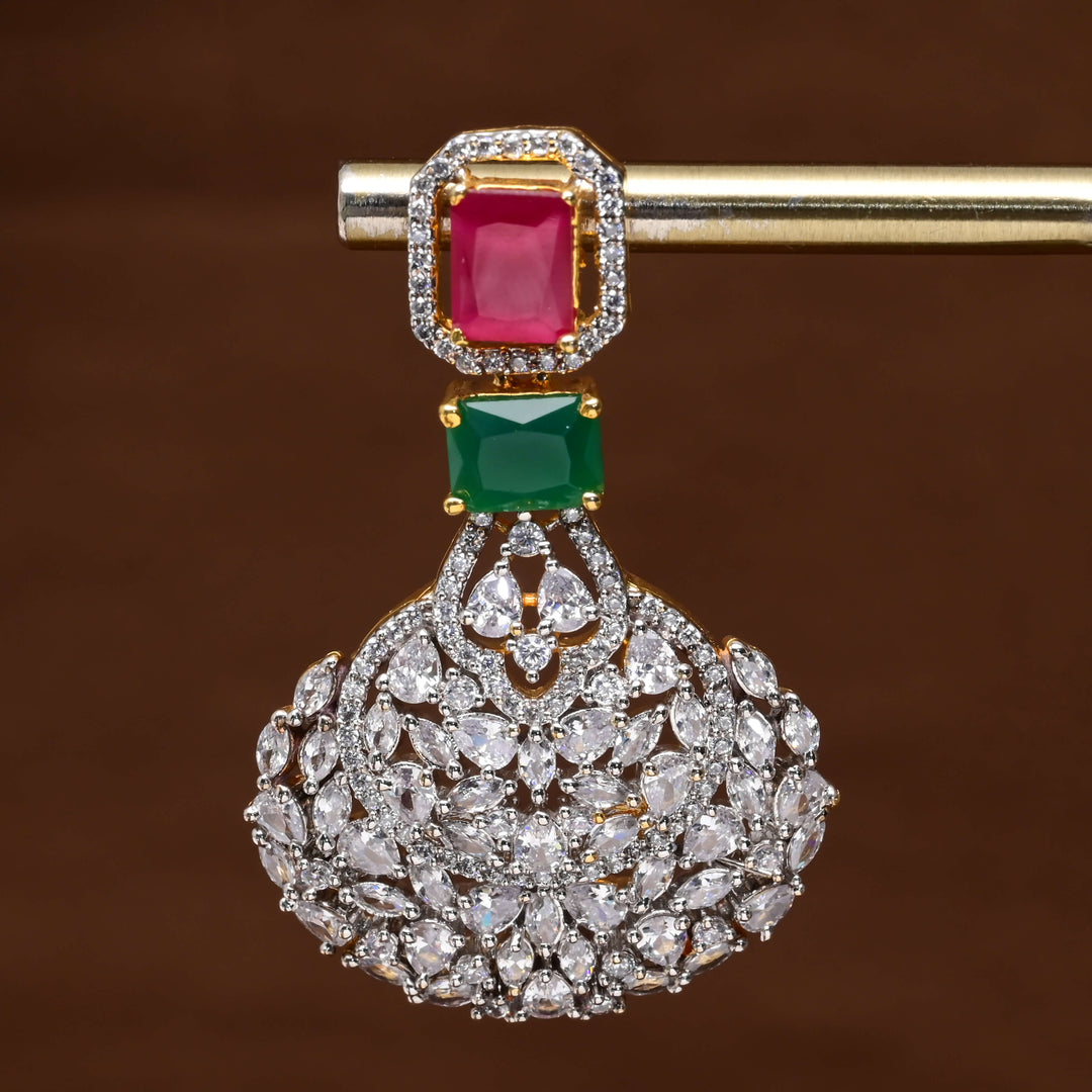 CZ Diamond Finish Earrings