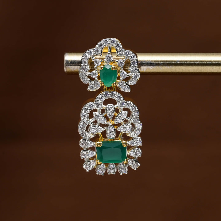 CZ Diamond Finish Earrings