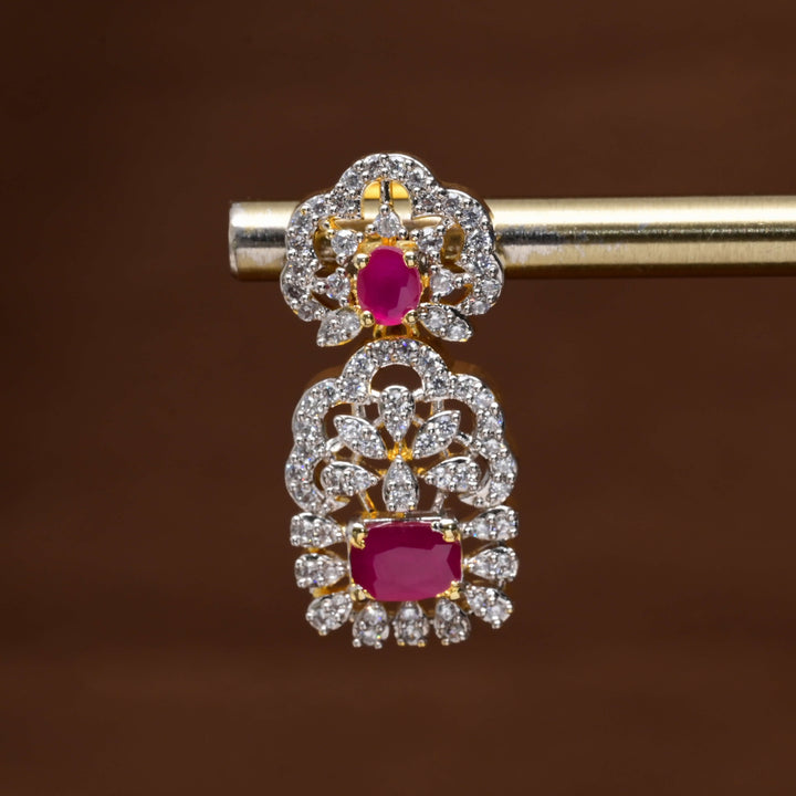 CZ Diamond Finish Earrings