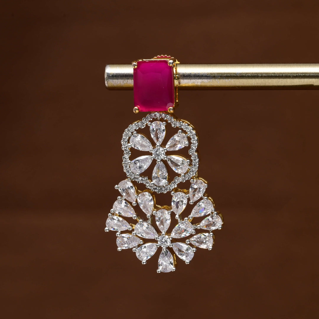 CZ Diamond Finish Earrings