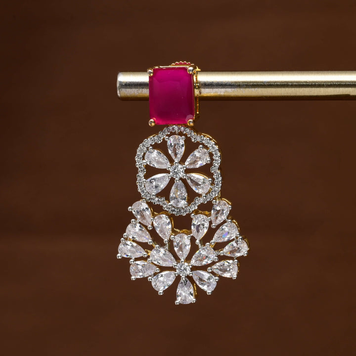 CZ Diamond Finish Earrings