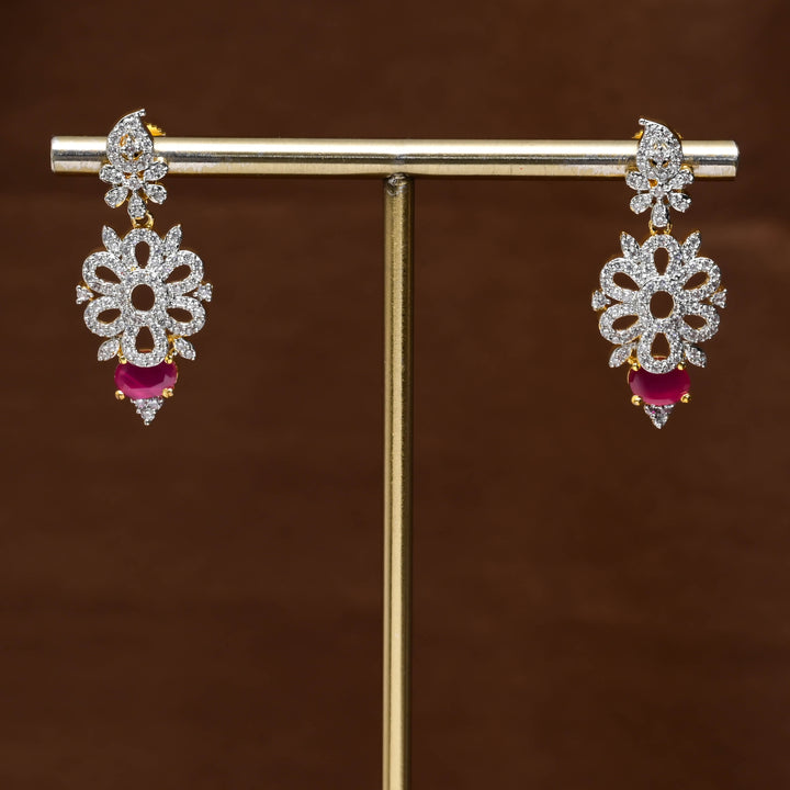 CZ Diamond Finish Earrings